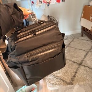 BÉIS Black Diaper Backpack NWT 🎁 Chic Baby Bag Travel Backpack